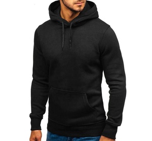 High Quality Customized Pullover <b>Hoodie</b> <b>for</b> <b>Men</b> Adults Basics Cotton Blended Custom Printing Hooded Jacket <b>For</b> <b>Men's</b> - Product Image 3