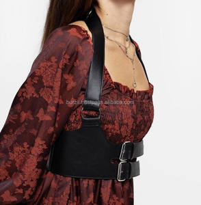 Ceinture de poitrine en cuir pour femmes Ceinture de taille réglable Design tendance et chic Parfait pour un usage quotidien Cadeau sa LWH-0076 - Product Image 6