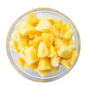 Supplier frozen pineapple fresh dices and chunks with high quality