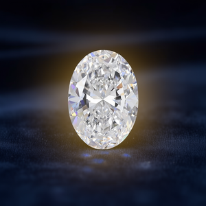 Diamant non monté certifié IGI 7.01 ovale VVS2, diamant cultivé neuf - Product Image 3