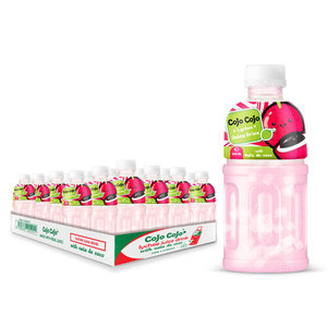 Bebida de Lichi Cojo Cojo con Nata de Coco, Botella de 290 ml, Bebida Carbonatada Frutal, Almacenamiento Refrigerado - Product Image 3