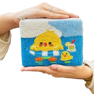 Lightweight Seed Beads Embroidery Coin Pouch Travel Friendly Cute <b>Mini</b> Seed Beads Beaded Coin Pouch For Girls Fashion - Product Image 1
