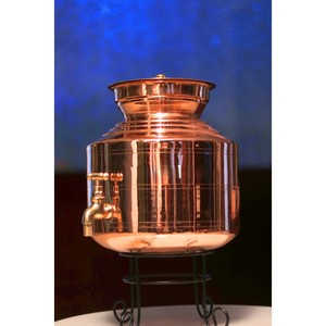 Distributeur d'eau en cuivre de haute qualité avec motif floral, design oriental, grande capacité, usage domestique - Product Image 4