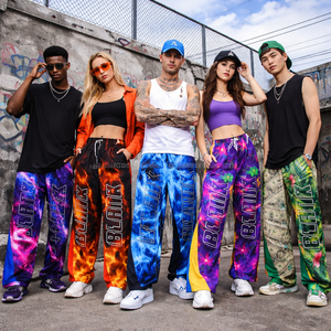 Pantalon homme personnalisable avec impression par transfert thermique, respirant, écologique, décontracté, poches, fermeture éclair, tissu nylon/coton, service OEM - Product Image 3