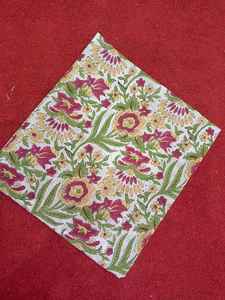 Tela de Algodón 100% Rosa Bebé Floral, Lavable, Estilo Vintage, para Coser, Decoración del Hogar, Hoteles y Bufandas, con Estampado a Mano - Product Image 2