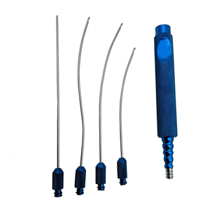 Juego de Cánulas de Liposucción de Acero Inoxidable de Grado Alemán, Reutilizables, Instrumento Quirúrgico Manual para Reducción de Grasa, Kit de Herramientas para Uso Hospitalario, CE - Product Image 1