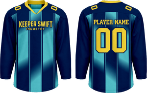 Créez votre propre maillot de hockey sur glace avec logo personnalisé - Maillot de hockey sur glace de qualité supérieure à vendre - Maillot de hockey sur glace sur mesure - Product Image 1