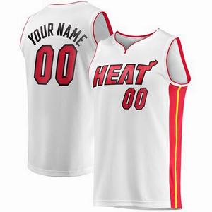 Camisetas Deportivas NBA de Baloncesto Americano, de Alta Calidad, Baratas, Estampadas y Cosidas, de los Jugadores de Miami, al por Mayor - Product Image 3