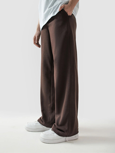 Y2K Streetwear Men's Wide Leg Sweatpants Oversized Hip Hop Baggy Drawstring Joggers Elastic Waist Loose <b>Trousers</b> - Product Image 5