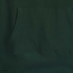 Sudadera con Capucha Verde Bosque, Corte Holgado, Informal, para Hombre, de Forro Polar, Suave y Cálida, de Manga Larga, Estilo Urbano, Personalizable - Product Image 6
