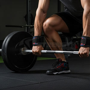 Agarraderas Resistentes para Levantamiento de Pesas con Soporte Adicional para Sentadillas, Peso Muerto y Ejercicios de Press de Banca - Product Image 6
