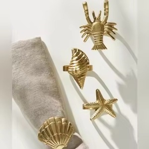 Anneau de serviette en métal moderne pour la décoration de table, la décoration de la maison, les événements de mariage et les services de traiteur - Product Image 5