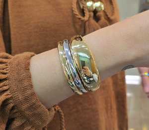 Wholesale Women's Square <b>Cuff</b> Stacking Bangle Custom 14K 18K Solid Gold Luxury Christian Minimalist Statement Delicate Everyday - Product Image 3