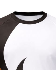 Custom <b>Men</b> White <b>Brown</b> Sports <b>T</b> <b>Shirt</b> Quick Dry Polyester Spandex Athletic Gym Running Training Short Sleeve Custom Print Tee - Product Image 5