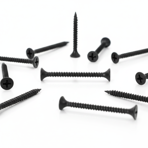 Tornillos PDC Modelo 9 Clase 8.8 de Acero al Carbono Negro, Rosca Gruesa, Cabeza Pan, Acabado Fosfatado para Fijación de Paneles de Yeso, Pulgada/Métrico - Product Image 6