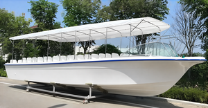 Yacht de croisière en aluminium soudé HD-1180B personnalisé pour 45 passagers, 11,8 m, taxi fluvial, transport, loisirs, sport - Product Image 2