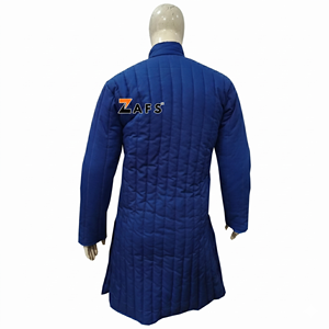 เสื้อแจ็คเก็ตยาวบุผ้านวมสำหรับผู้ชาย สไตล์ยุคกลาง แขนยาว แบบกัมเบสัน/เอคเทน พร้อมแผ่นเกราะบุนวม สำหรับการแสดงประวัติศาสตร์ - Product Image 4