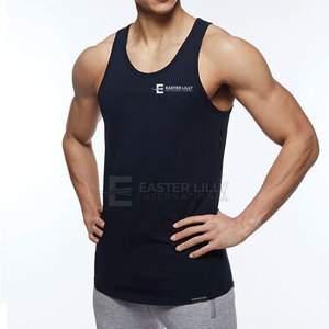Camiseta sin Mangas para Hombre, Estilo Moderno, de Algodón y Poliéster, para Gimnasio y Fitness, Gran Venta - Product Image 2