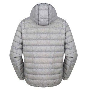 Dernier modèle de manteau d'hiver à capuche pour homme, style streetwear, imperméable, coupe-vent, fermeture éclair, en tissu laine-polyester - Product Image 2