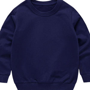 Nueva Llegada Conjunto Deportivo para Niños, Sudadera y Pantalones de Felpa de Algodón Suave y Cálido, Color Liso, con Mangas en Contraste - Product Image 4