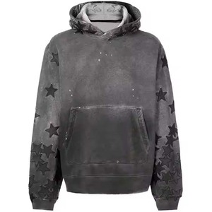 Sweat-shirt à capuche d'hiver avec détails réfléchissants, en molleton de coton léger, coupe classique, streetwear, avec accents de visibilité nocturne - Product Image 1
