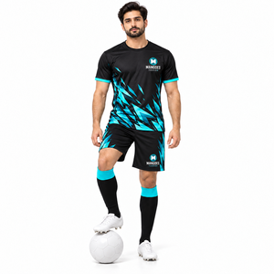 Conjunto de Camiseta de Fútbol Personalizada para Hombre, Uniforme de Fútbol de Secado Rápido, Equipación de Entrenamiento con Estampado del Club, Ropa Deportiva de Manga Corta - Product Image 4