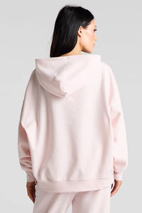 Nuevo Diseño, Servicio OEM, Sudadera con Capucha Personalizada para Mujer, Estilo Holgado con Hombros Caídos, Bordado Chenille, Sudadera de Invierno para Mujer al por Mayor - Product Image 6