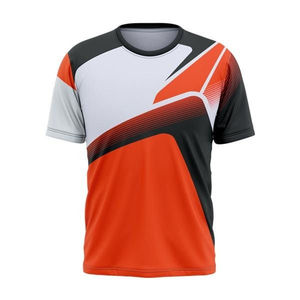 Camisetas Sublimadas Unisex al Por Mayor de Alta Calidad con Colores y Logotipos Personalizados, Poliéster/Algodón, Corte Ajustado, Manga Corta - Product Image 3
