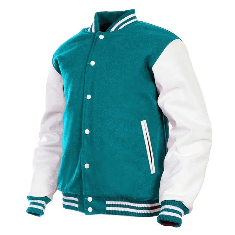 2023 Eenvoudige Satijnen Baseball Varsity College Herenjas Lichtgewicht Mooie Stijlvolle Mode Unieke Heren Blazer Jas Jas