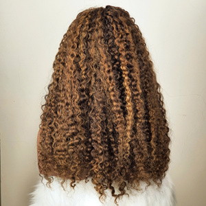 Wholesale Burmese Curly hd <b>Wig</b> 13x4 <b>Full</b> <b>Lace</b> <b>Full</b> Front <b>Wigs</b> Cuticle Aligned Natural Human Hair Burmese Curly <b>Wig</b> Pre Plucked - Product Image 4