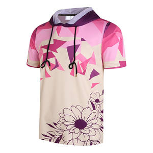 Camisetas sin Mangas con Capucha para Hombre, Cómodas, de Secado Rápido, Transpirables, 100% Poliéster, Sublimadas, Color Sólido, para Verano, Nueva Llegada, MOQ Bajo - Product Image 1