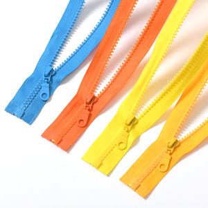 Ventes directes d'usine, fermetures éclair en plastique, fermetures éclair Vislon # 8 attaches à double extrémité ouvertes pour veste et tente - Product Image 2