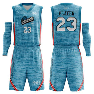 Uniformes de Baloncesto Más Vendidos, Ropa Deportiva, Conjuntos de Camisetas de Baloncesto para Entrenamiento, Uniformes de Baloncesto sin Mangas Lisos para Hombre - Product Image 1