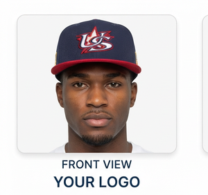 Gorra de Béisbol Personalizada con Cierre a Presión, Bordada, de 6 Paneles, con Visera Plana, Marca Privada OEM, Gorra Deportiva Premium - Product Image 1