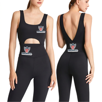 Combinaison de sport personnalisée pour femme, tenue de fitness, yoga, entraînement, une pièce, vêtements de sport, combinaison, vente en gros OEM ODM
