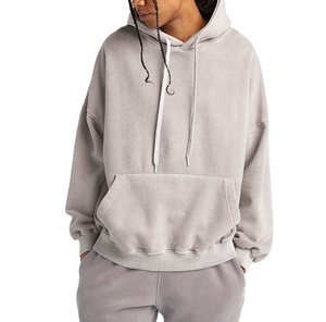 Meilleure vente de sweats à capuche pour homme en éponge française épaisse coupe ample décontracté logo personnalisé sweats à capuche de style de rue à prix très bas - Product Image 6