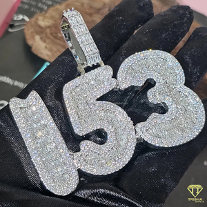 Luxury " BGE " Pendant Necklace <b>Iced</b> <b>Out</b> Diamond Cuban <b>Chain</b> Fashion Jewelry Gift For Him - Product Image 2