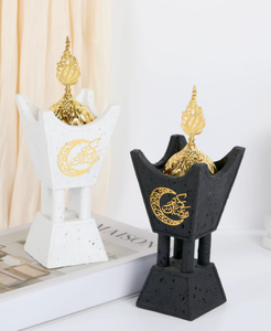 Brûleur d'encens décoratif traditionnel en forme de tour ZP107 – Vente en gros - Product Image 3