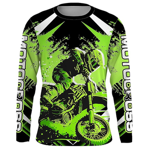 Jersey de Carreras de Alta Calidad para Motocross, para Hombres y Jóvenes, Ropa para Carreras de Motos y Autos - Product Image 1