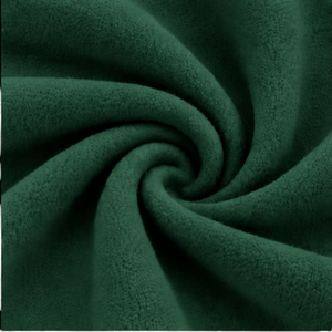 Sweat-shirt décontracté à col montant et manches longues en micro polaire texturé vert foncé, demi-zip, vente en gros, vêtements personnalisés, OEM - Product Image 6