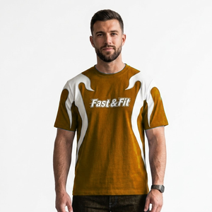 Streetwear Custom Men's T-Shirts 100% Cotton Heavy <b>Weight</b> Silk Screen Printed Loose Fit Breathable Hot Sale - Product Image 4