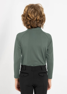 Chemise de base confortable et extensible pour enfants, idéale pour l'équitation et l'entraînement, à porter longtemps sans gêne. - Product Image 6