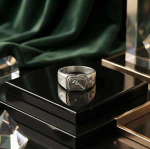 Bague signet DIVYORO ARTISTIC SKETCH - Product Image 4