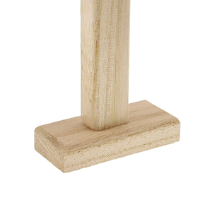 Décoration artisanale chrétienne en bois brut, croix religieuse, cadeaux pour la maison et la église - Product Image 4