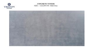 หินแกรนิตสีเทาเข้มจากตลาดหินธรรมชาติ แผ่นหินบางขนาด 122*244 ซม. ผลิตภัณฑ์หินชนวนคุณภาพพรีเมียมสำหรับตกแต่งผนังบ้าน - Product Image 2