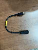 Casque d'aviation Jupitor de haute qualité, adaptateur JT TYPE 671, prise audio U174 NATO, prise en laiton plaqué argent noir type 691 CE ROHS