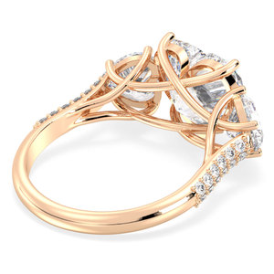 Bague de fiançailles REYES en argent sterling 925 avec moissanite étincelante en forme de cœur de 4,20 carats, bijoux fins pour elle, prix de gros - Product Image 4