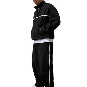 Conjunto Deportivo Personalizado con Logotipo, Chaqueta Impermeable con Capucha, Ligera, de Nailon, para Invierno, Ropa Deportiva para Hombre - Product Image 3