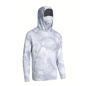 Sudadera con Capucha para Pesca con Protección Solar, Hecha a Medida, de Alta Calidad Premium, Nueva Llegada, 100% Poliéster para Pescadores - Product Image 3