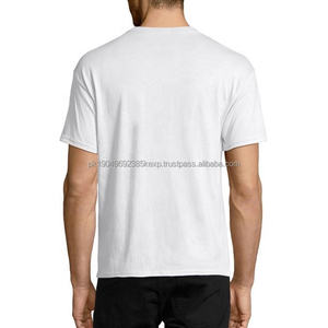 Camiseta Holgada Lisa de Algodón 100% para Hombre, Venta al por Mayor OEM, Impresión de Logotipo Personalizado, Talla Grande, Tejido de Punto con Patrón Sólido, 200 Gramos de Peso - Product Image 4
